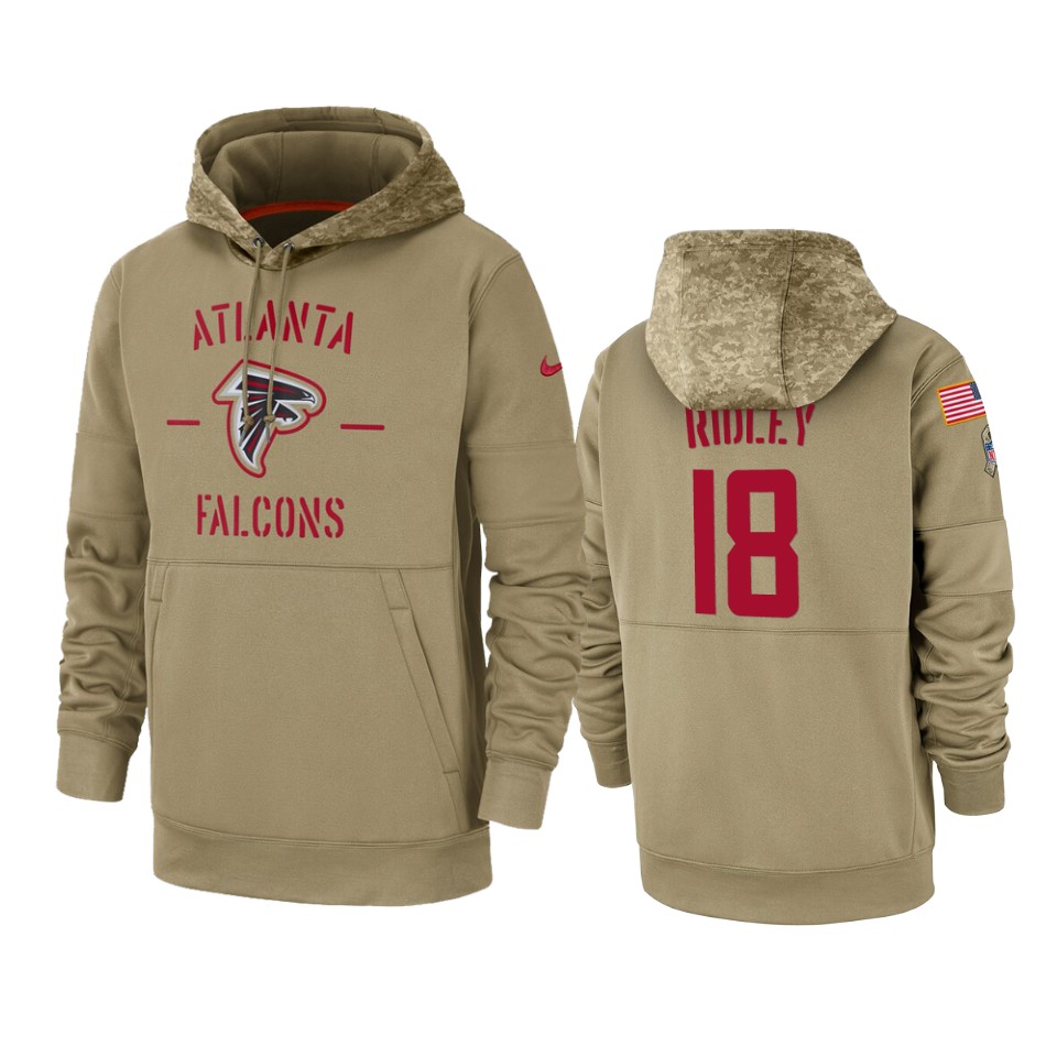calvin-ridley-falcons-tan-2019-salute-to-service-sideline-therma-hoodie