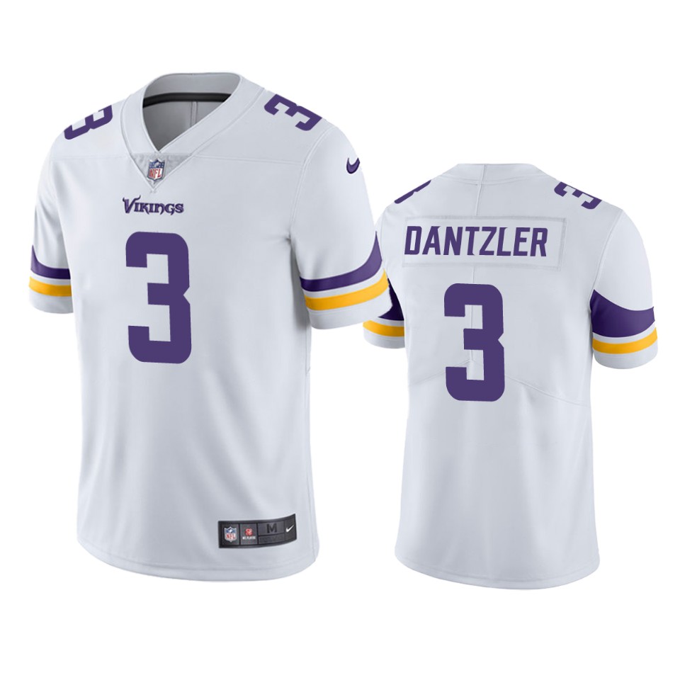 cameron dantzler vikings jersey white vapor limited