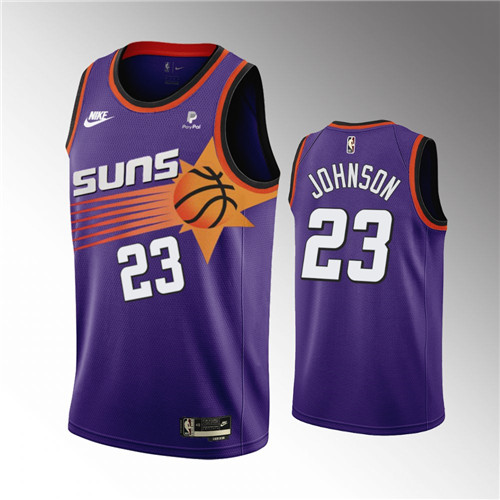 Phoenix Suns Cameron Johnson 2022-23 Classic Edition Purple stitched Jersey #23