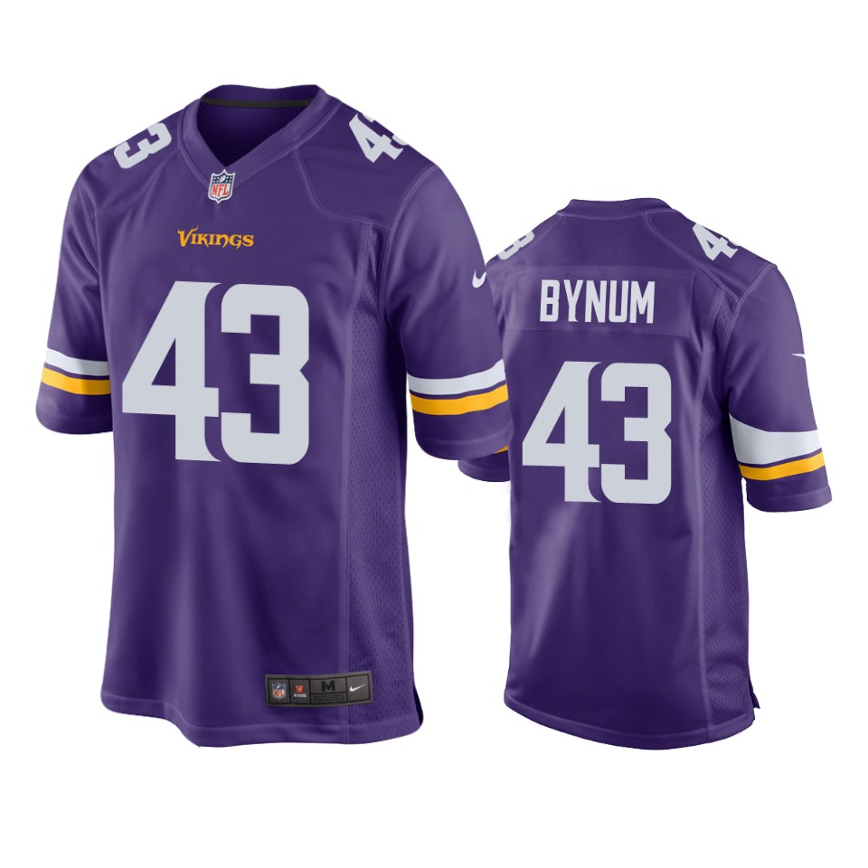 camryn bynum vikings purple game jersey
