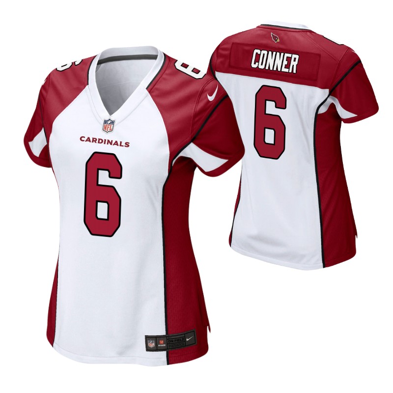 cardinals-james-conner-game-women's-jersey-white