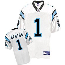 carolina panthers 1 cam newton white jersey