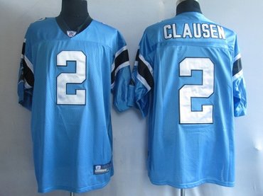 carolina panthers 2# clausen  blue