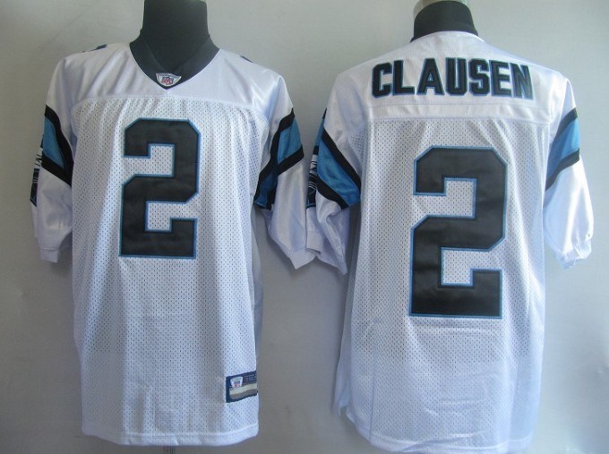 carolina panthers 2# clausen white