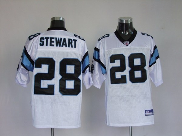 carolina panthers 28 jonathan stewart white