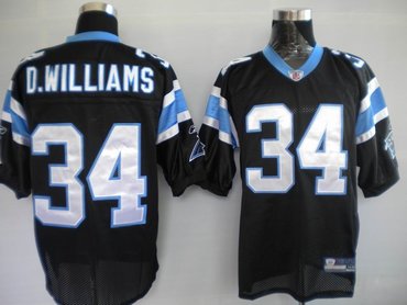 carolina panthers 34 d williams black