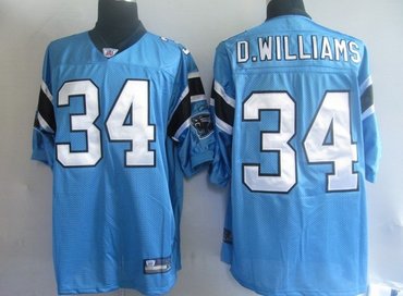 carolina panthers 34 d.williams blue