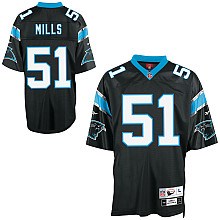carolina panthers 51# sam mills black