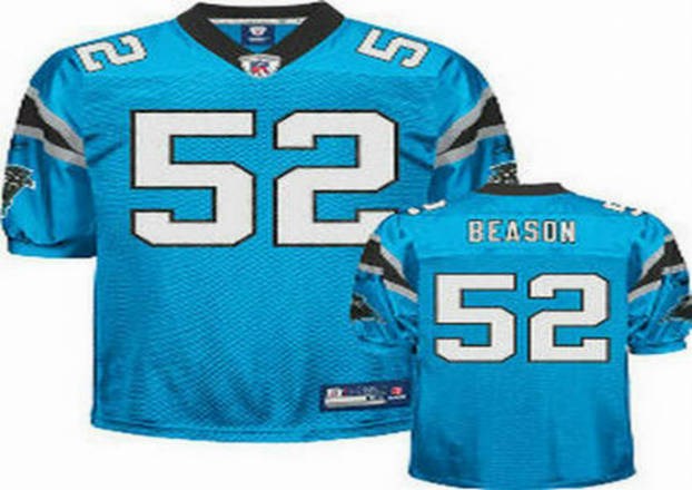carolina panthers 52 jon beason jersey lt blue
