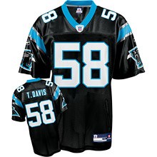 carolina panthers 58 thomas davis black