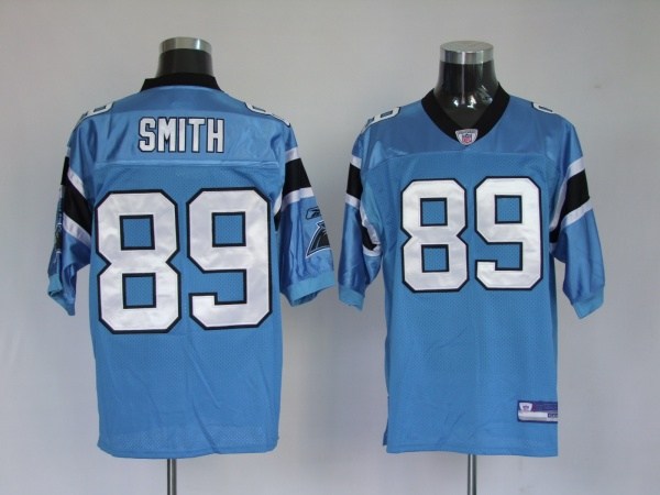 carolina panthers 89 steve smith blue