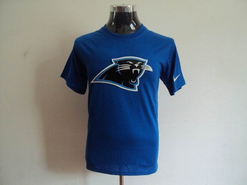 carolina panthers sideline legend authentic logo dri-fit t-shirt-blue