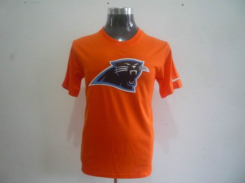 carolina panthers sideline legend authentic logo dri-fit t-shirt-orange