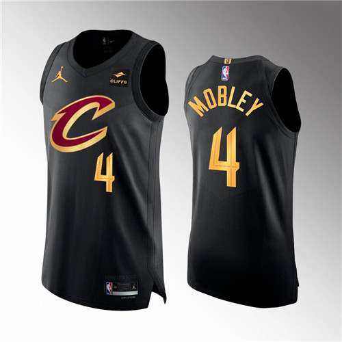 Cleveland Cavaliers Evan Mobley 2022-23 Icon Edition Black stitched Jersey #31