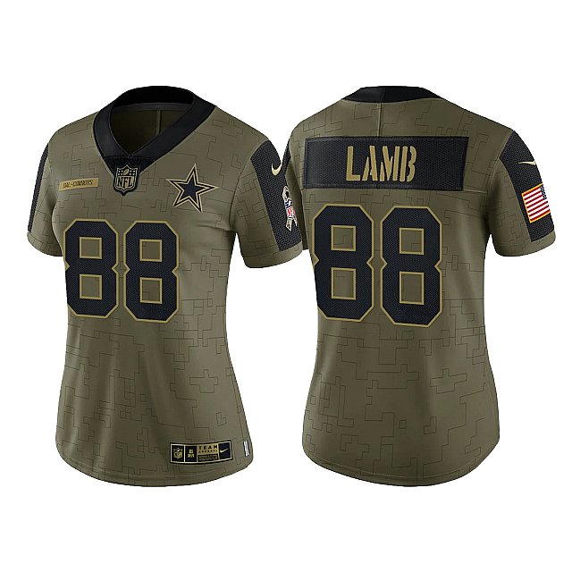 ceedee-lamb-cowboys-2021-salute-to-service-women-olive-limited-jersey-middle