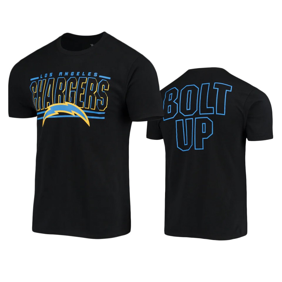 chargers black slogan 2 hit junk food t shirt