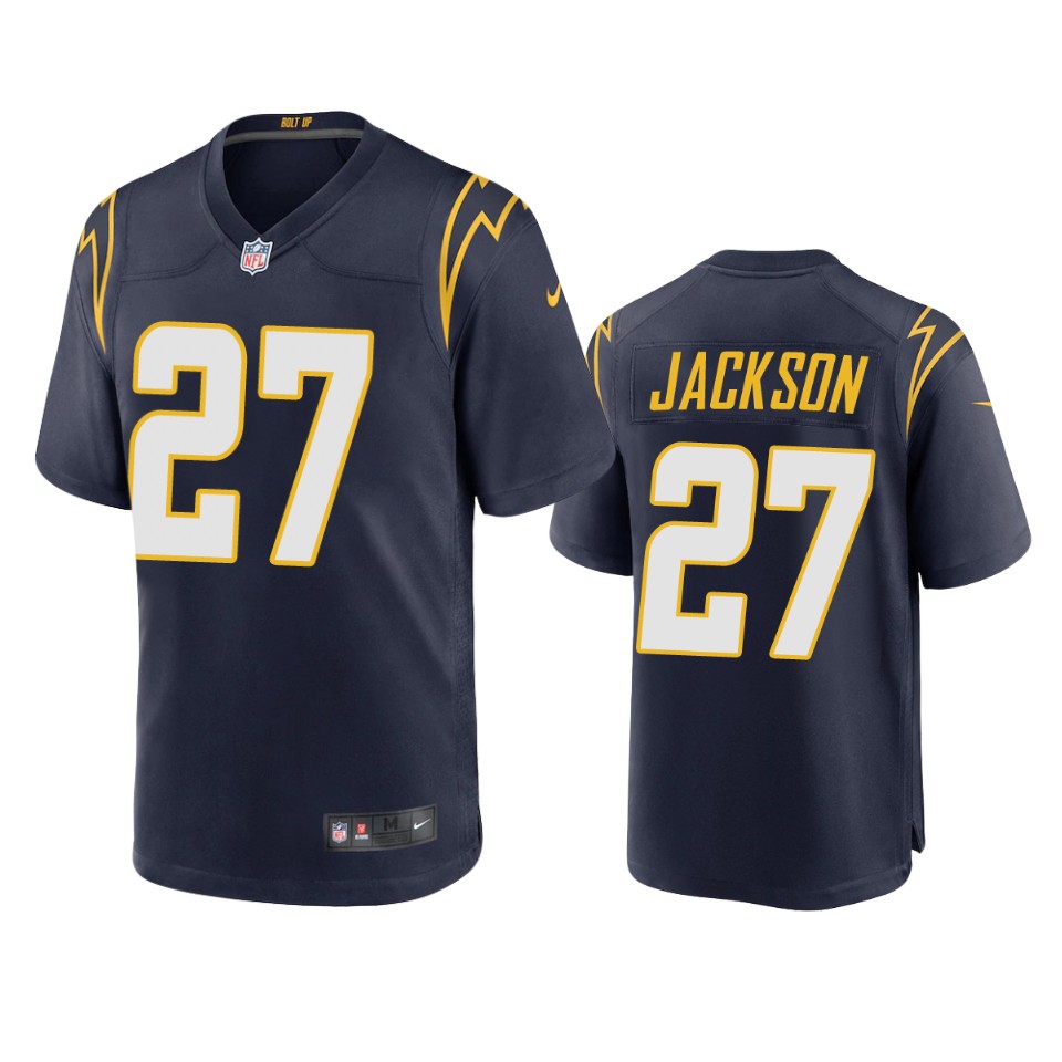 chargers j 1.c. jackson alternate game navy jersey