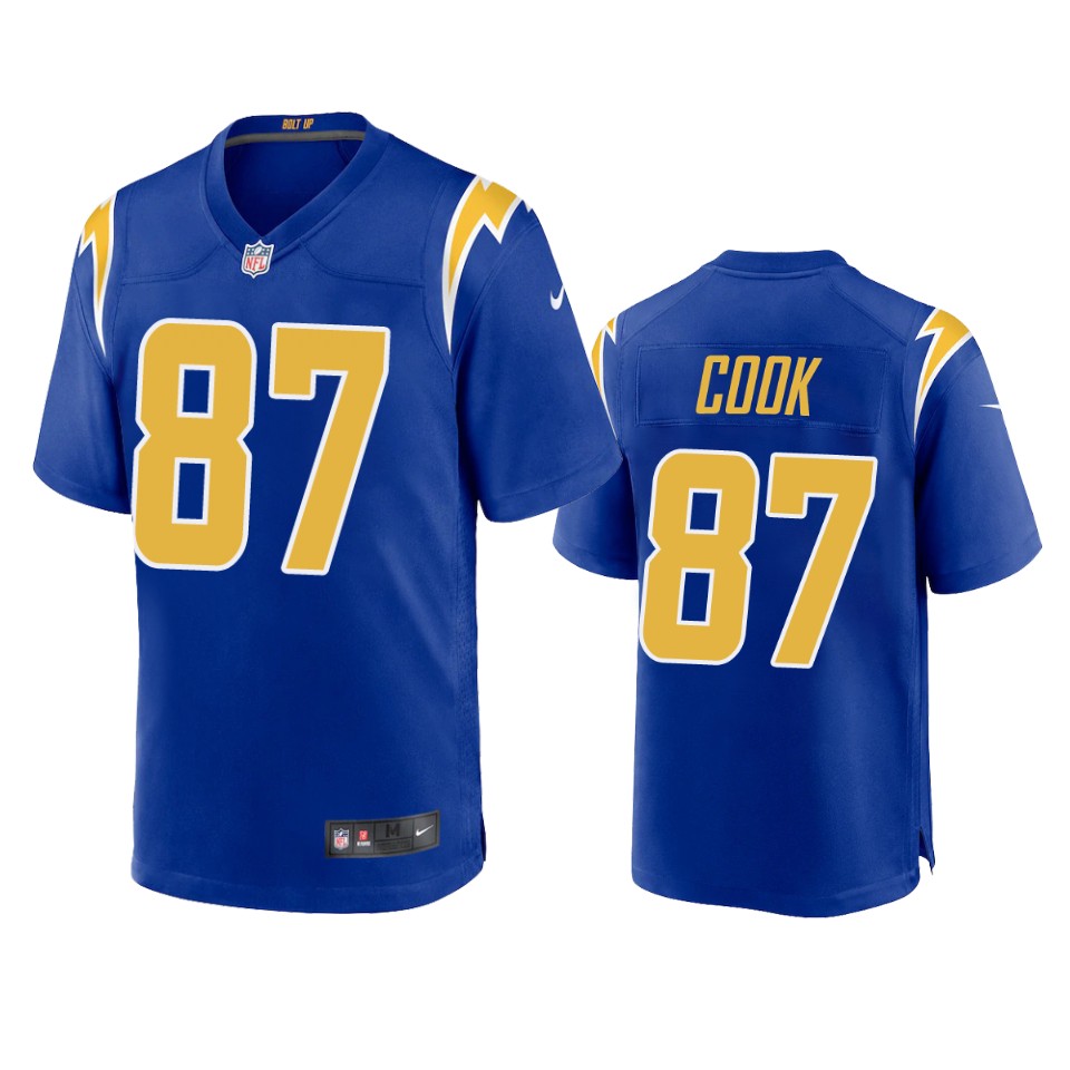 chargers jared cook royal game jersey