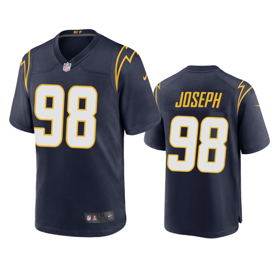 chargers linval joseph navy alternate game jersey
