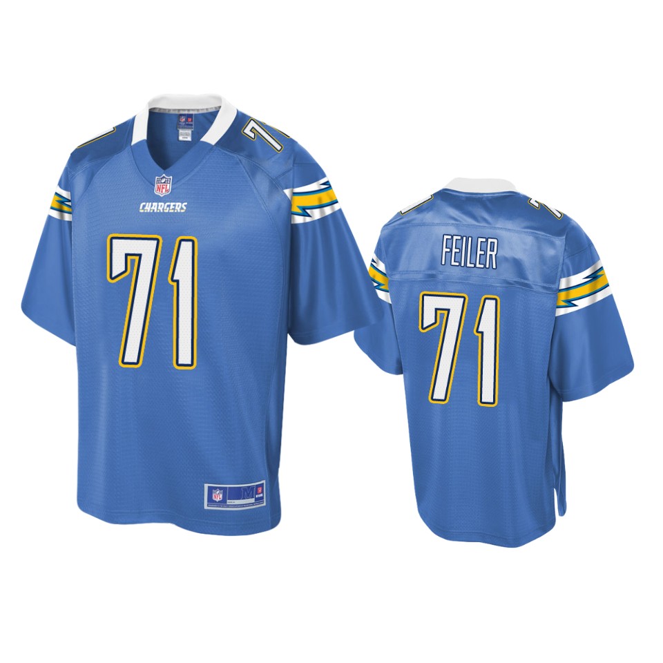 chargers matt feiler powder blue pro line jersey