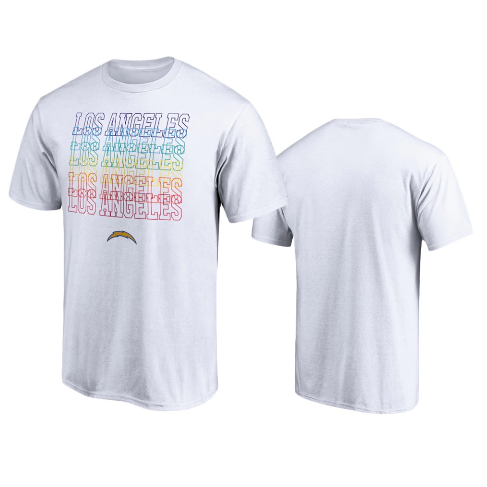 chargers white city pride t shirt