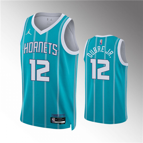 Charlotte Hornets Kelly Oubre Jr. 2021-22 75th Anniversary Diamond Icon Teal stitched Jersey #12