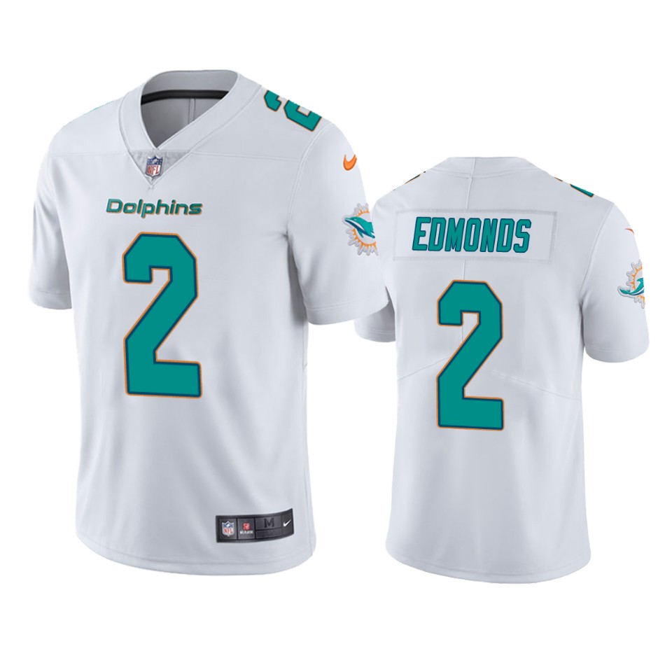 chase edmonds dolphins white vapor jersey