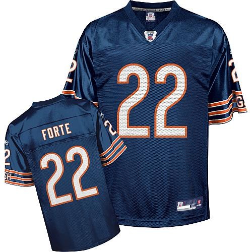 chicago bears #22 matt forte blue jersey