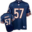 chicago bears #57 olin kreutz team color jersey
