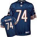 chicago bears #74 chris williams pick team color jersey