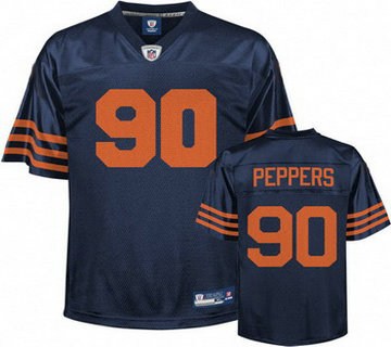 chicago bears #90 julius peppers dark blue jerseys