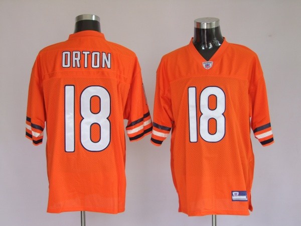 chicago bears 18 kyle orton orange