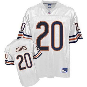 chicago bears 20 thomas jones white jerseys
