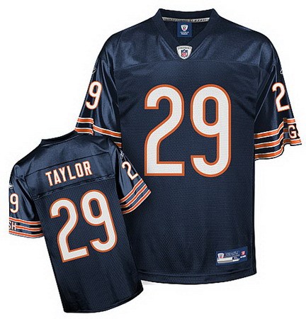 chicago bears 29 chester taylor blue jersey