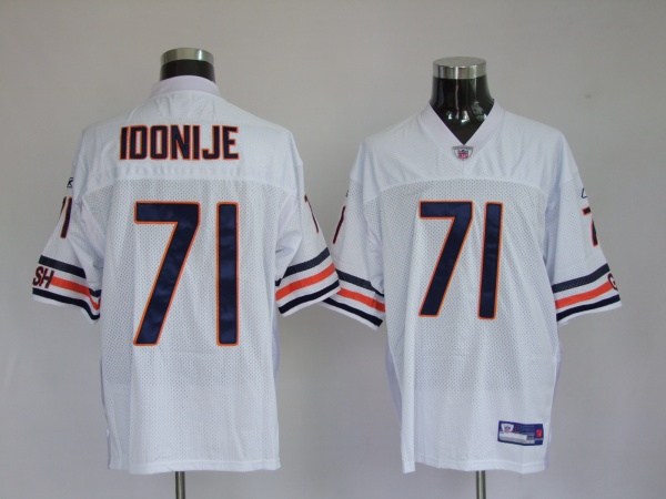 chicago bears 71 idonije white