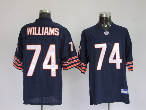 chicago bears 74 chris williams navy