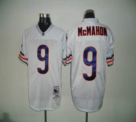 chicago bears 9 mcmahon white small number