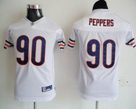 chicago bears 90 cutler white kids jerseys