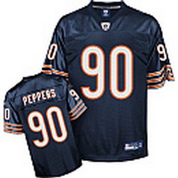 chicago bears 90 peppers navy blue jerseys