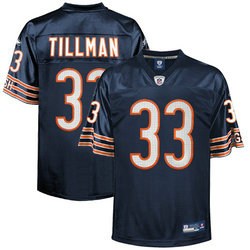 chicago bears ch.arles tillman #33 navy blue jerseys