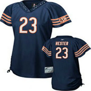 chicago bears devin hester #23 navy womennull jersey