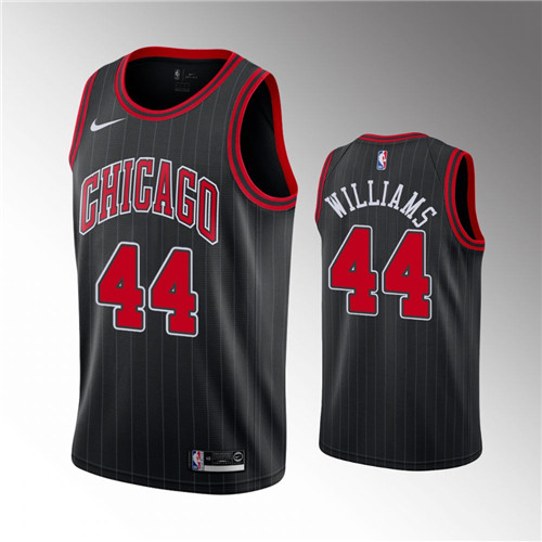 Chicago Bulls Patrick Williams Statement Edition Black 2021 Trade stitched Jersey #44