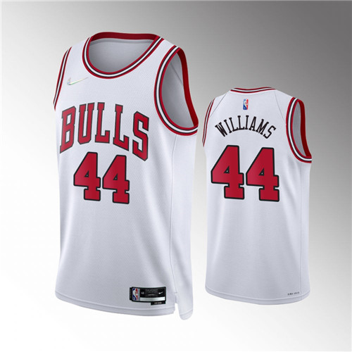 Chicago Bulls Patrick Williams 2021-22 75th Anniversary Diamond Association White stitched Jersey #44