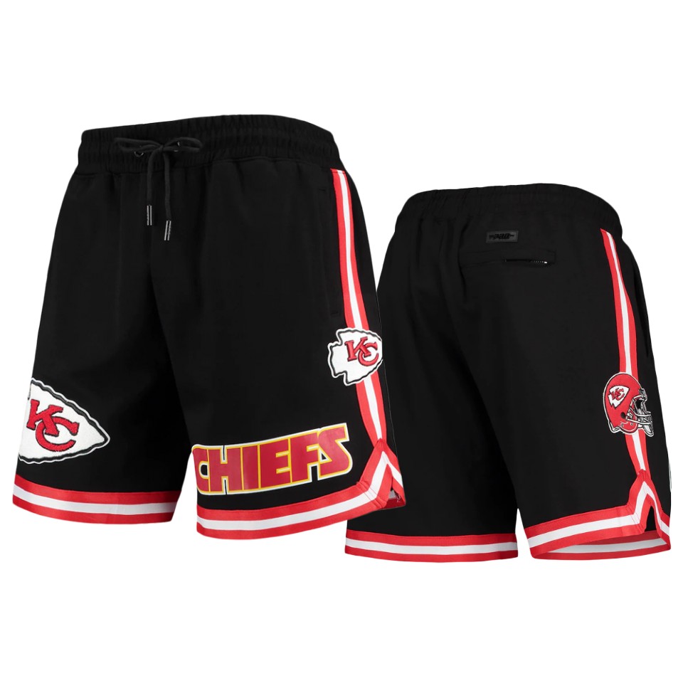 chiefs black core pro standard shorts