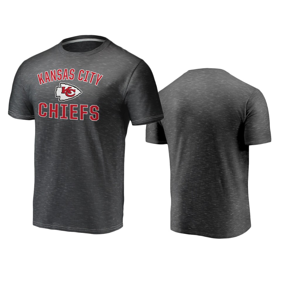 chiefs charcoal space dye victory arch t shirt