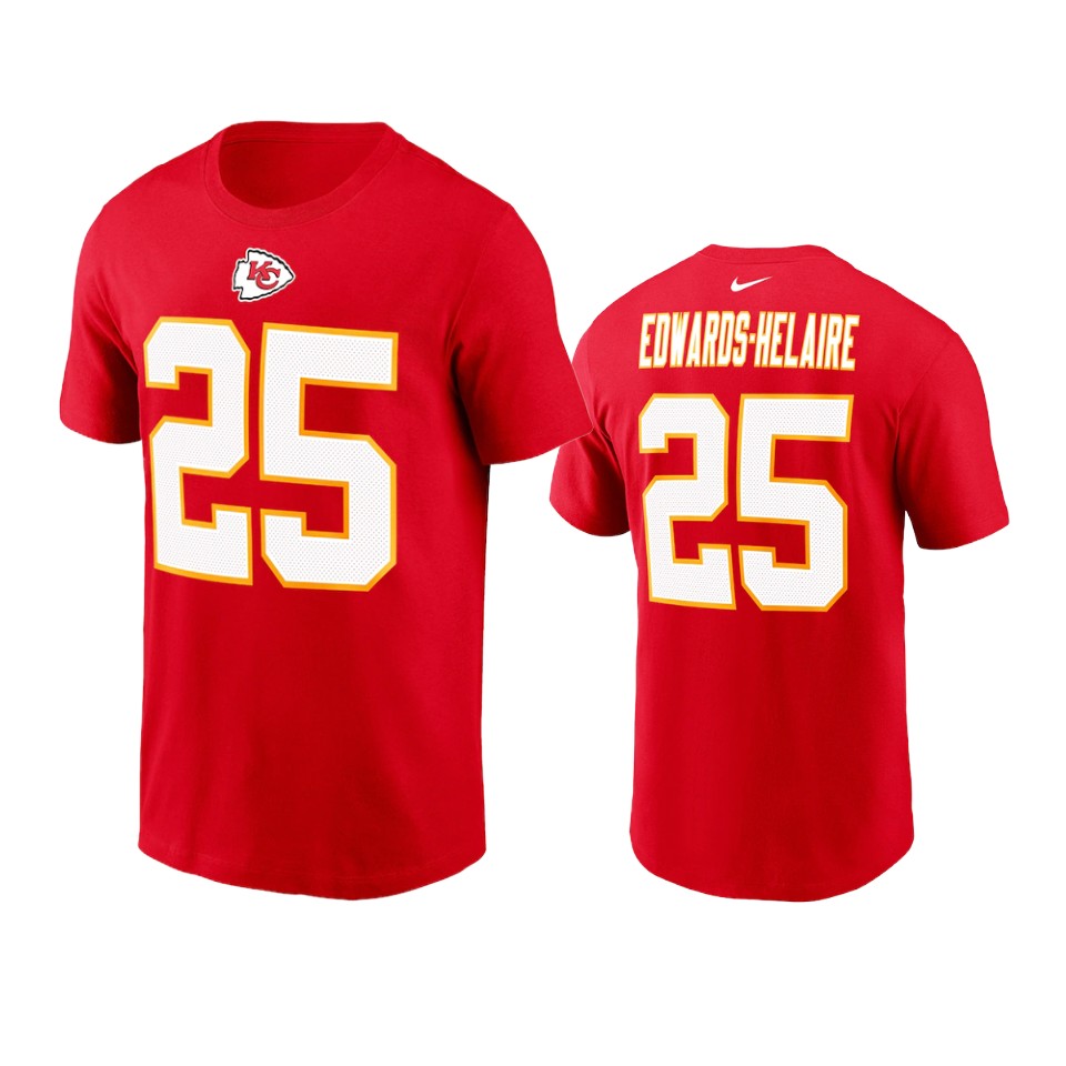 chiefs clyde edwards helaire nikered t shirt