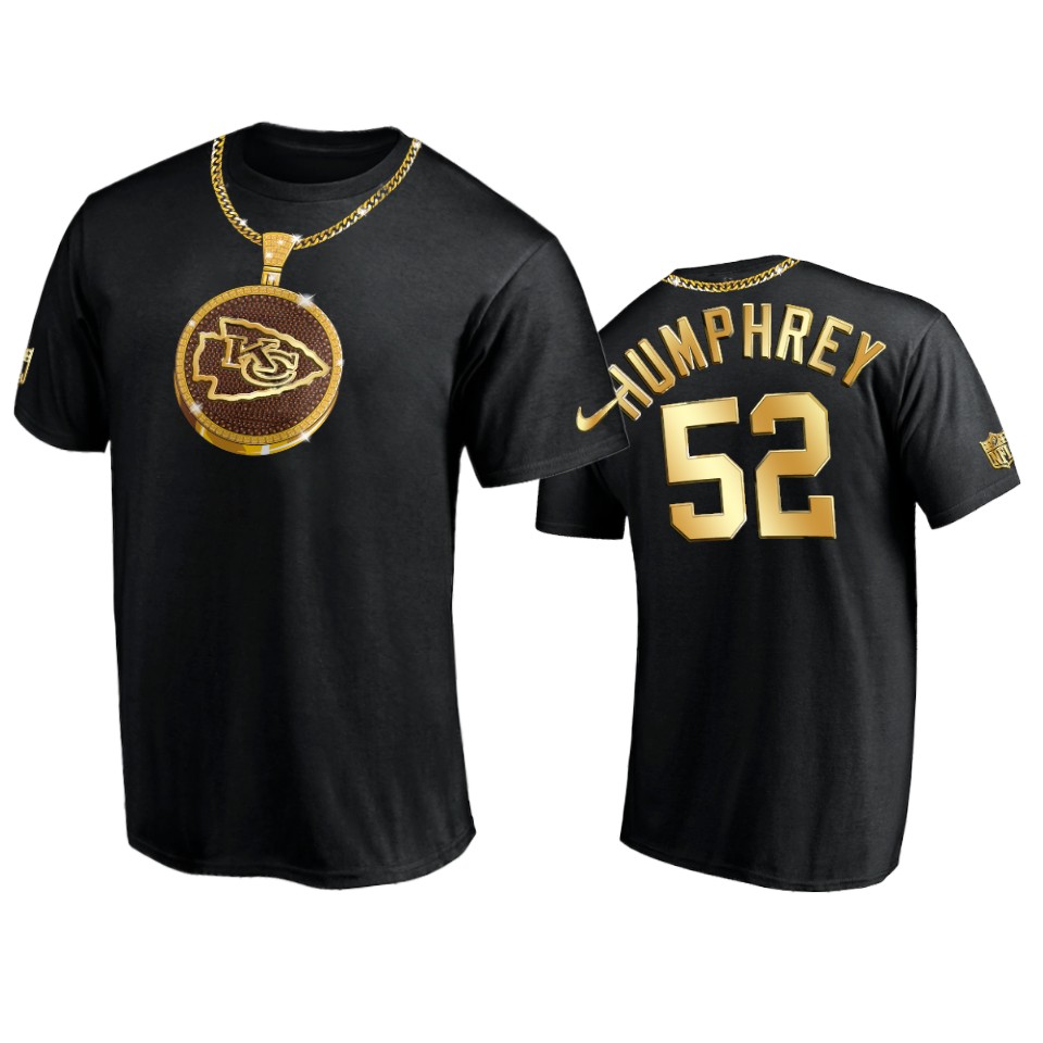 chiefs creed humphrey black swag chain t shirt