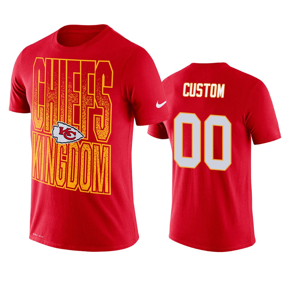 chiefs custom red local verbiage performance t shirt