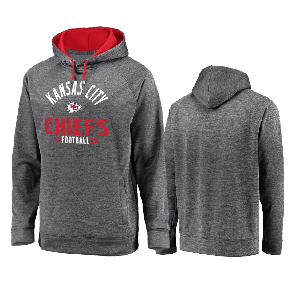 chiefs gray battle charged raglan hoodie
