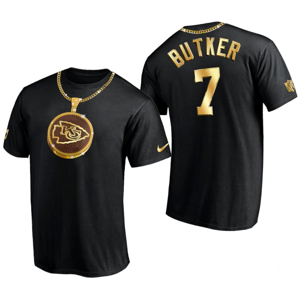chiefs harrison butker black swag chain t shirt